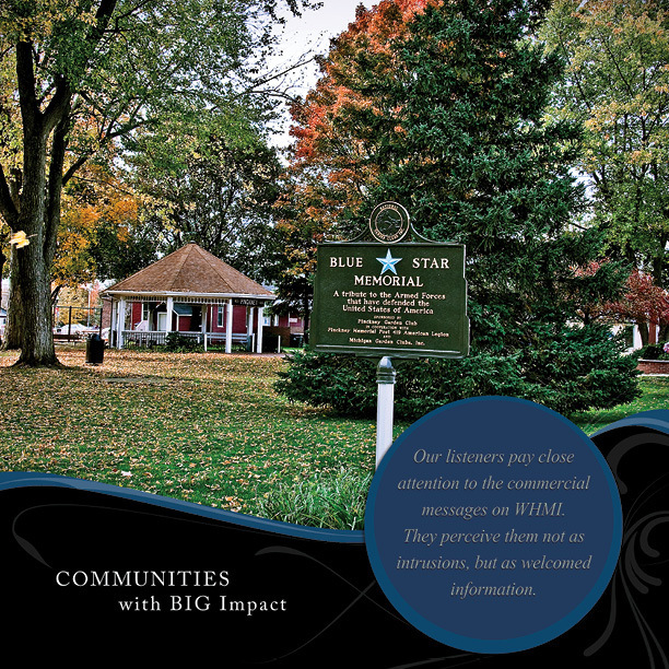 WHMI Advertising — Pinckney Park Blue Star Memorial