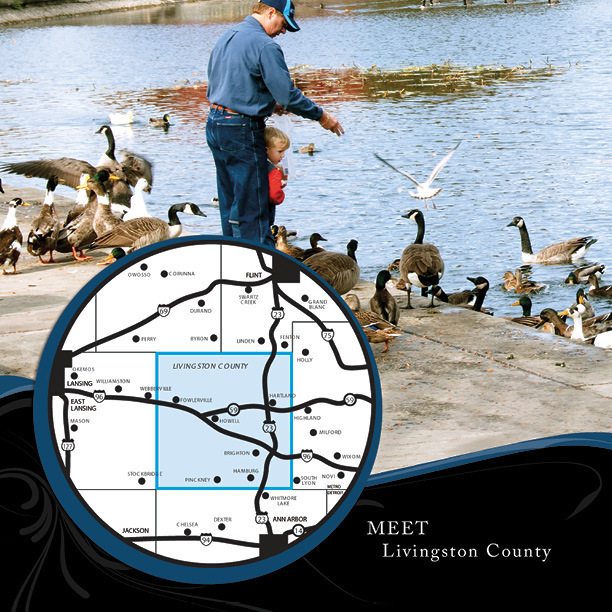 WHMI Livingston County Listening Area — Brighton Mill Pond