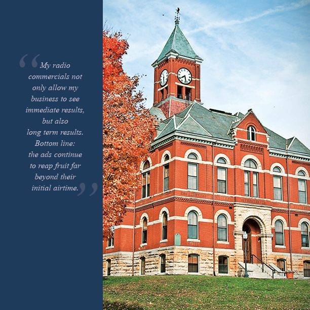 WHMI Advertising — Downtown Howell Courthouse