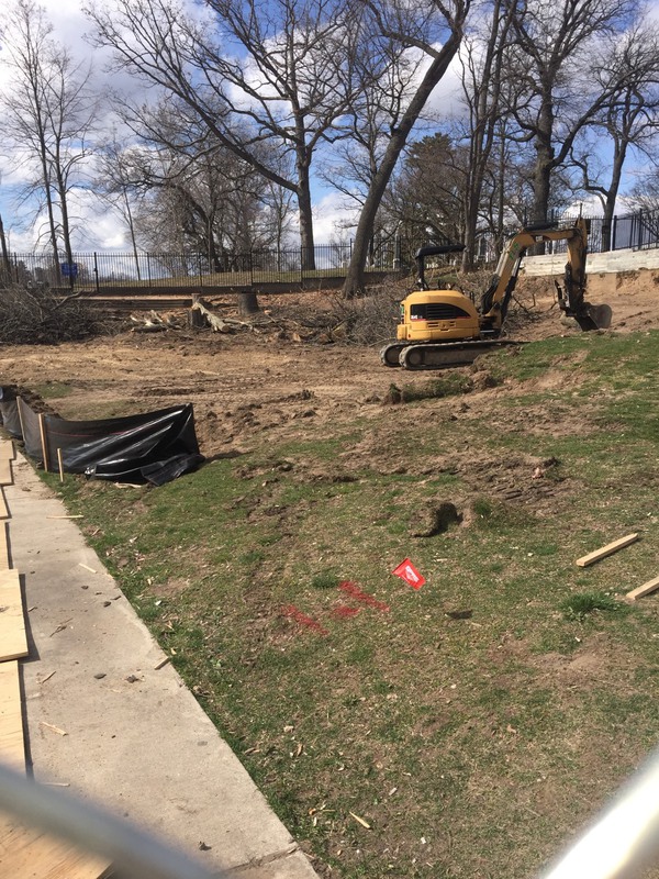 Construction Of Millpond Bandshell & Amphitheater Underway