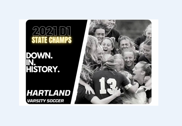 Hartland Wins Division 1 State Soccer Title