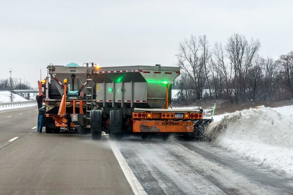 Newly Named MDOT Snow Plows Busy Out On Area Roads