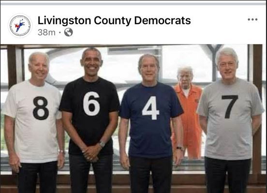 Livingston County Democrats Remove Facebook Post With ‘8647’ Image