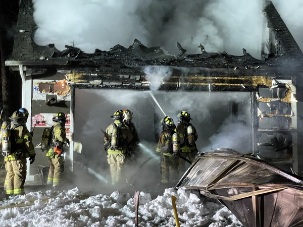 Saturday Night Blaze Destroys Garage, Camaro