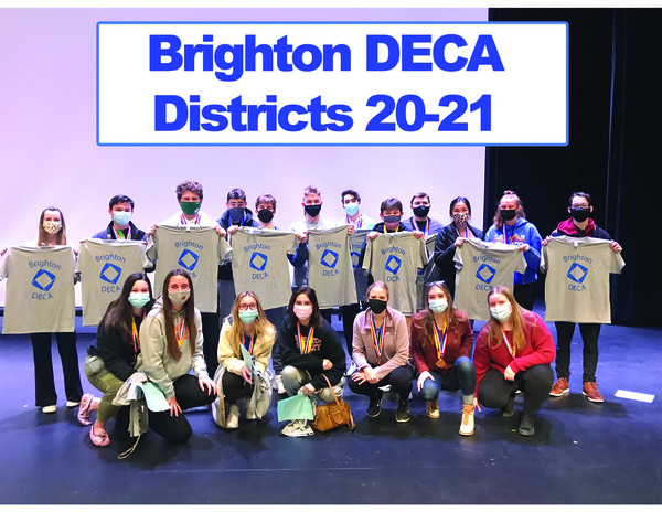 Brighton's DECA Team Scores Win In District Tournament