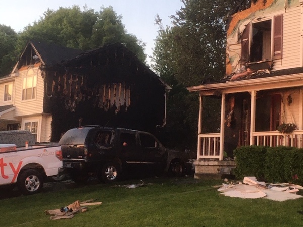 HAFD Extinguishes Oceola Twp Fire That Lit Up Two Homes