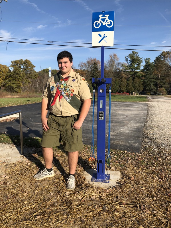 Hartland Teen Provides Bike Repair Station For Eagle Scout Project
