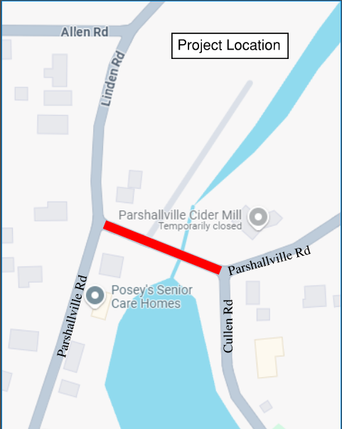 New Completion Date For Parshallville Road Bridge Replacement Project