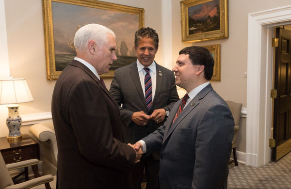 Lansing Autism Advocate Meets Vice President Pence