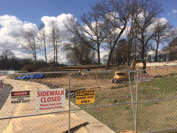 Construction Of Millpond Bandshell & Amphitheater Underway