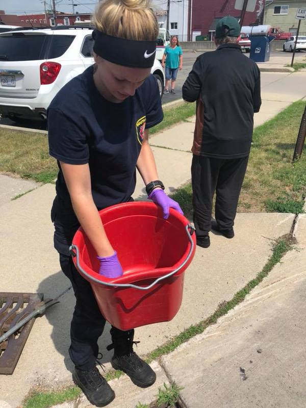 South Lyon Firefighters Rescue Ducklings From Storm Drain