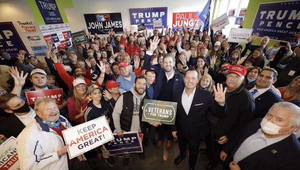 Eric Trump Makes Campaign Stop In Brighton