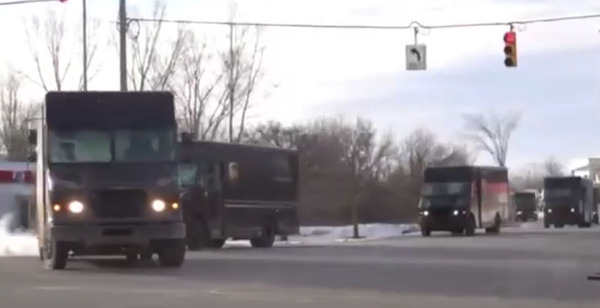 Procession Honors UPS Driver From Howell