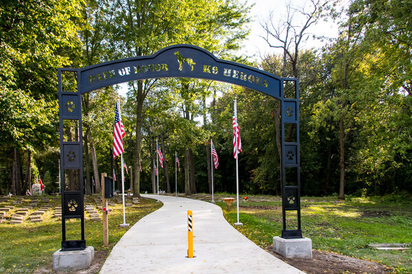 Michigan War Dog Memorial Presentation At Pinckney Library