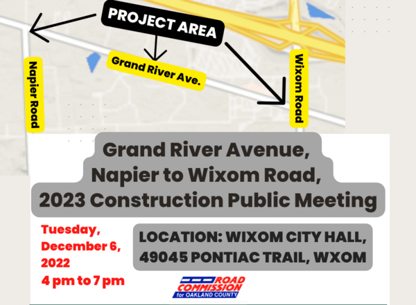 Public Meeting On Grand River Construction Project Today