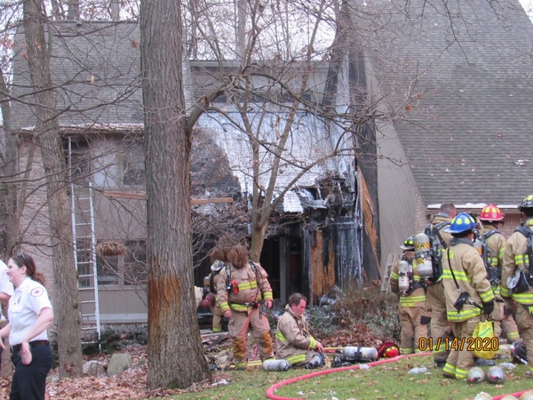 Home Occupants Safe In Green Oak Twp. Fire