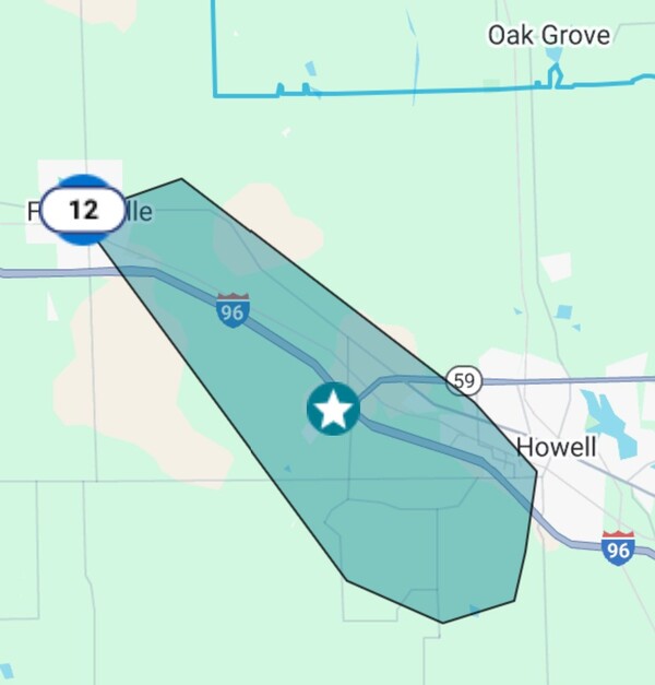DTE Outage Affecting Customers in Howell, Fowlerville