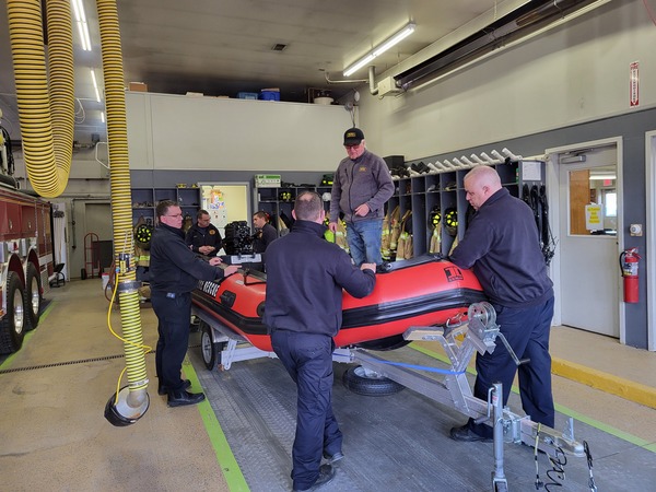 Green Oak Fire Department Receives New Rescue Boat