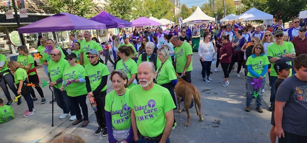 Hundreds Attend Walk To End Alzheimer's In Downtown Howell