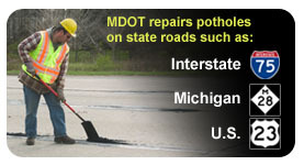 Livingston County Motorists Encouraged To Report Potholes