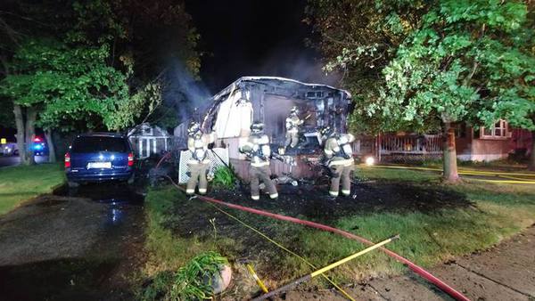 Fire Destroys Mobile Home, Pets In South Lyon