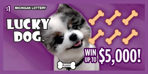 Area Dogs Among Winners in New MI Lottery Game Called "Lucky Dog"