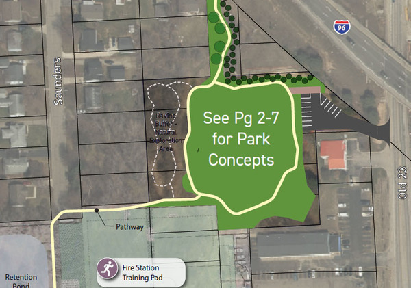 Brighton Twp. Officials Consider Weber Street Park Concepts