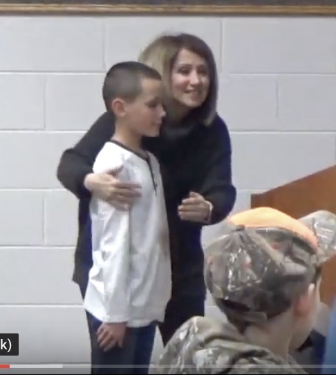 Third Grader Honored at Brighton School Board Meeting for Generosity