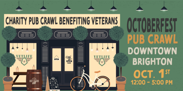 VETLIFE Annual Octoberfest Charity Pub Crawl Saturday
