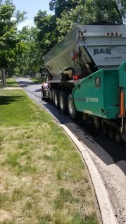 Road Work In Village Of Milford