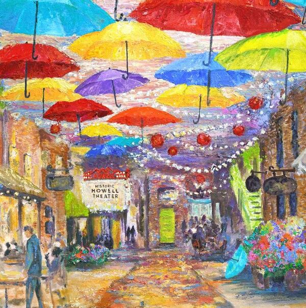 Downtown Howell Mural Nears Completion