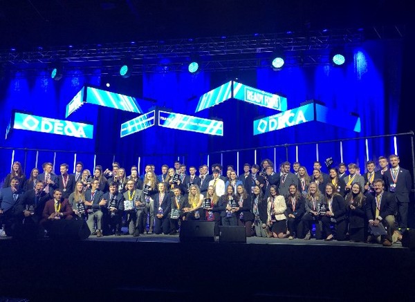 Hartland Students Earn State Officer Titles, Championships At DECA Conference