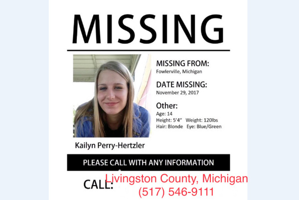 Family Working To Locate Missing Fowlerville Teen