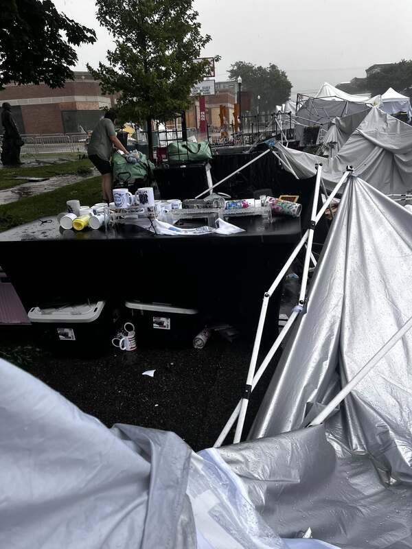 Melonfest Vendors Thankful For Support During Saturday Storms