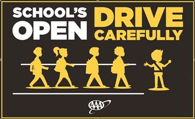 AAA: Safety Urged As Students Return To School