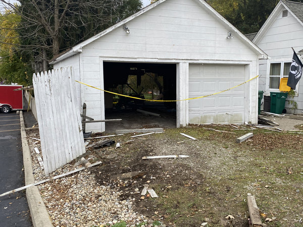 Drunk Suspect Crashes Into Garage, Flees