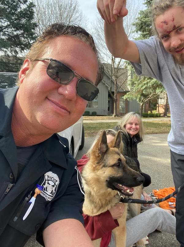 South Lyon Couple Reunited With Dog After Car Crash