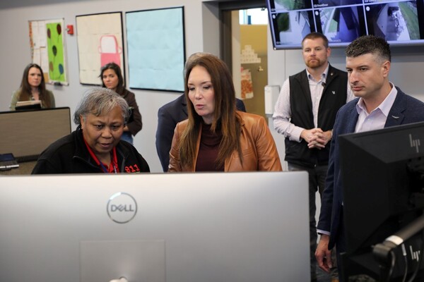 Barrett, Ag Secretary Rollins Meet with Livingston Co Emergency Dispatchers