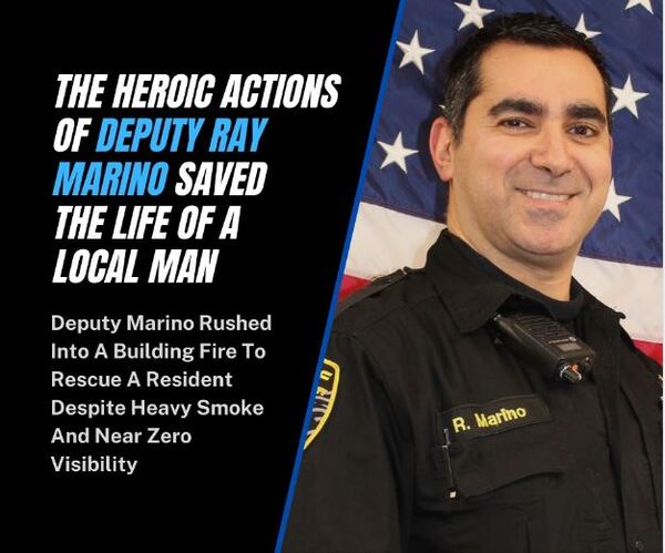 Sheriff's Deputy Hailed A Hero For Lifesaving Actions