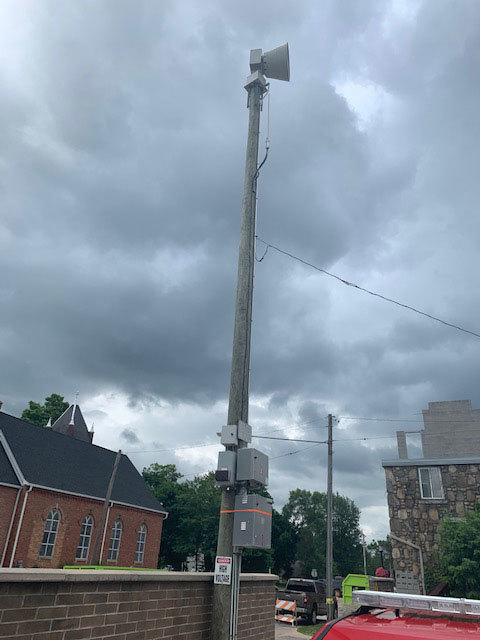 Tornado Siren In South Lyon Damaged