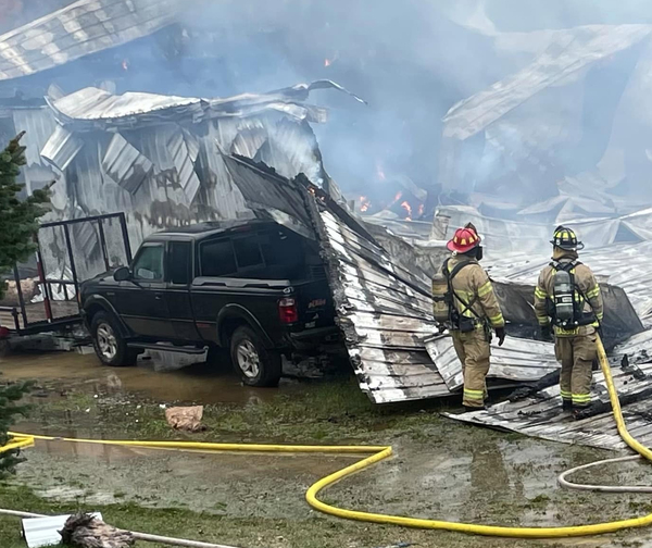 Putnam Pole Barn "Total Loss" In Wednesday Fire