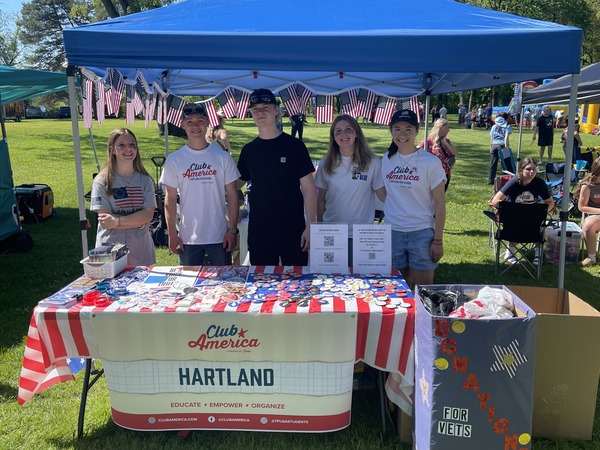 Hartland's Club America Thanks Community for Donations to Ann Arbor VA