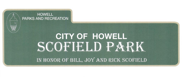 Signage Determined For Scofield Park In City Of Howell