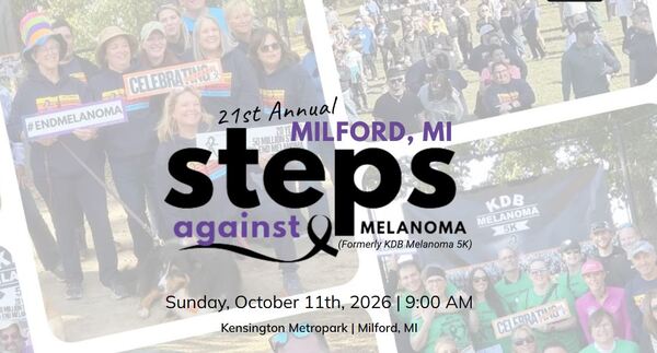 21st Annual Steps Against Melanoma 5K Walk At Kensington Metropark Sunday