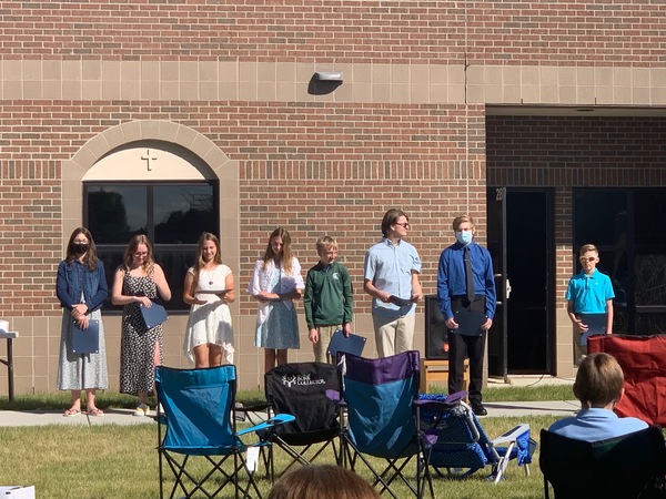 St. Mary's In Pinckney Holds Graduation