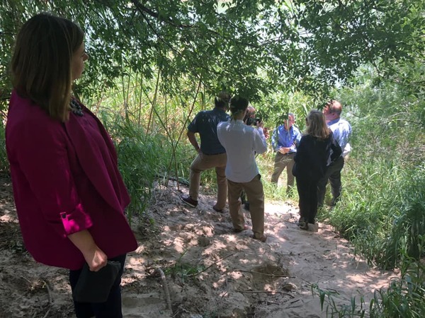 Rep. Slotkin Tours Southern Border, Holding Facility
