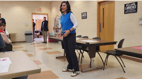 Lawrence & Whitmer Campaign In Livingston County Wednesday