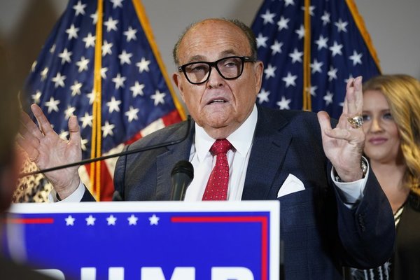Giuliani To Republicans: Pressure Legislature On Biden Win