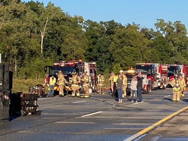 Truck Fire Closes WB I-96 Friday Evening