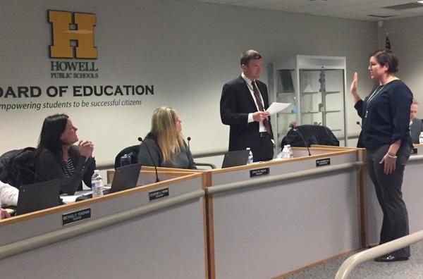 Howell Board of Education Members Sworn In, Elected to Positions